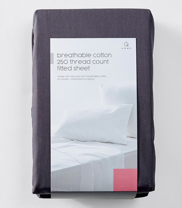 250 Thread Count Cotton Fitted Sheet Charcoal Target Australia 250 Thread Count Cotton Fitted Sheet, King Bed Fitted Sheet Dimensions
