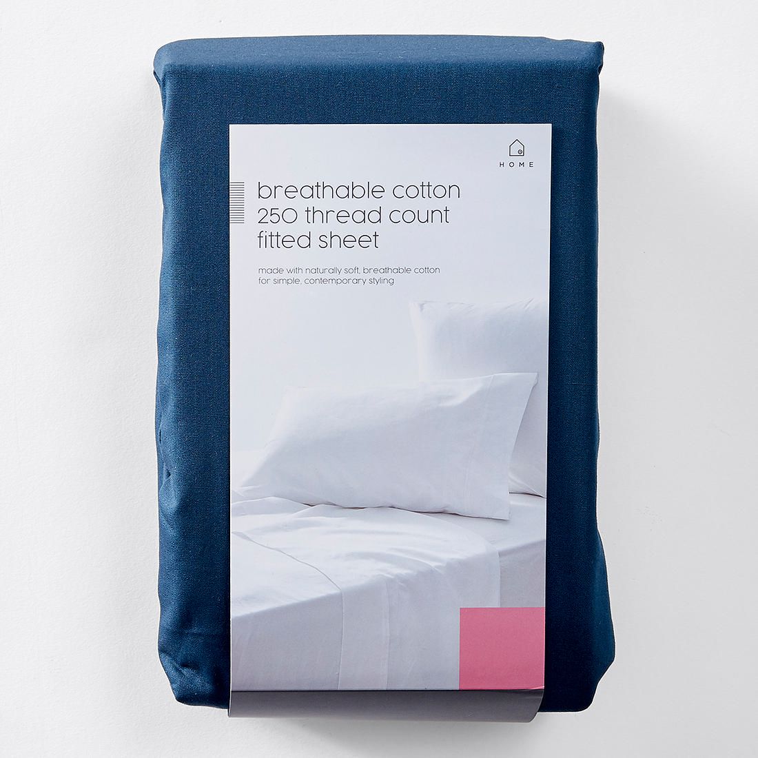 250 Thread Count Cotton Fitted Sheet 