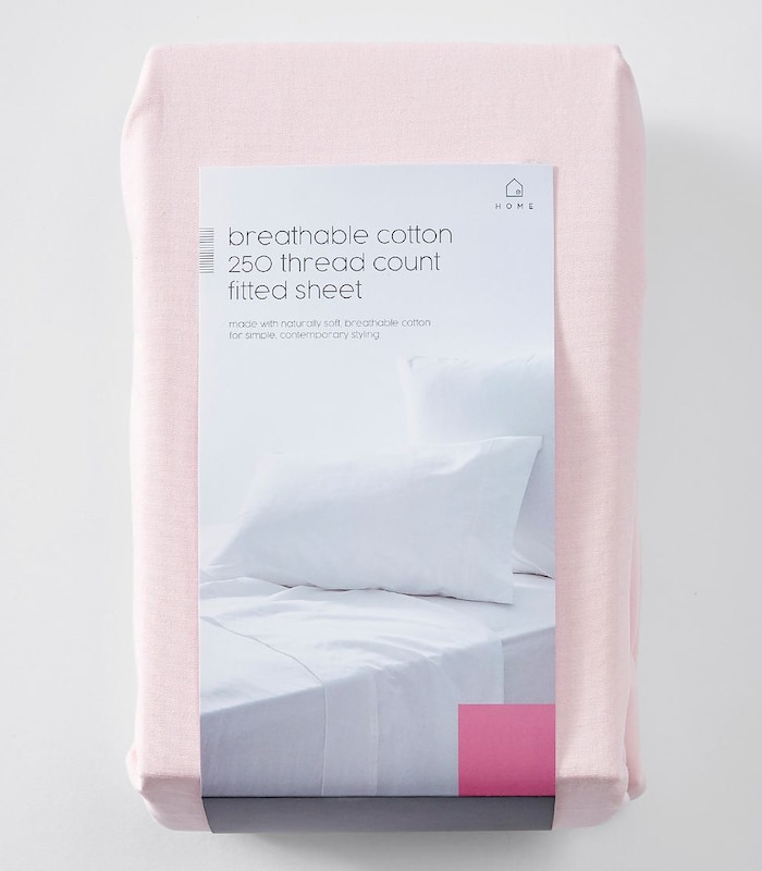 250 Thread Count Cotton Fitted Sheet Pink Target Australia 250 Thread Count Cotton Fitted Sheet, King Bed Fitted Sheet Dimensions