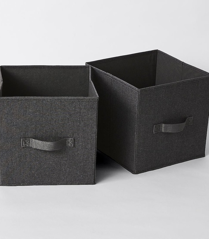 Brooklyn 2 Pack Storage Boxes Steel Grey Target Australia Brooklyn 2 Pack Storage Boxes Steel, Storage Cabinet Target Australia