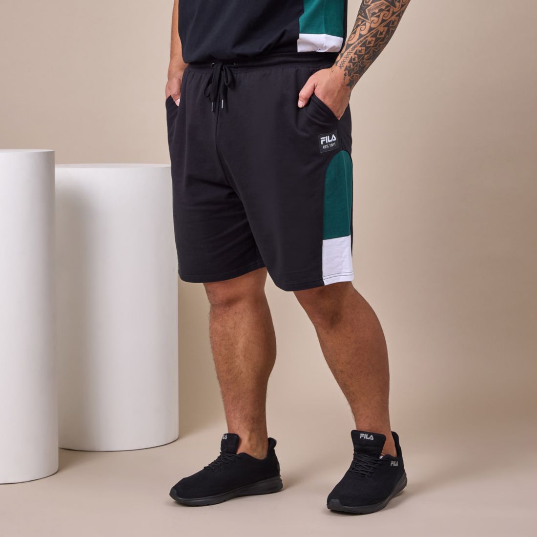 fila fleece shorts