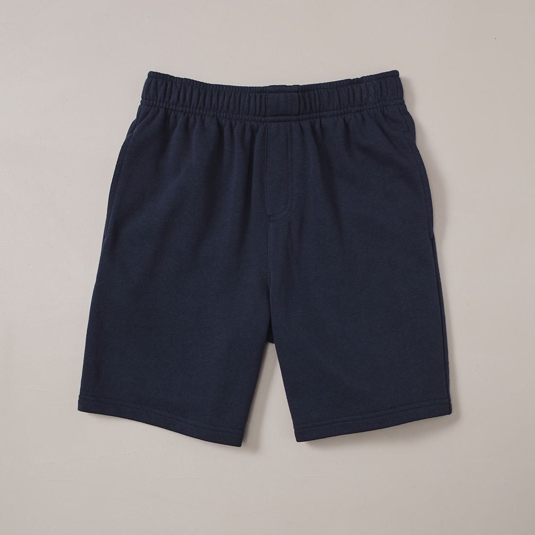 navy french terry shorts