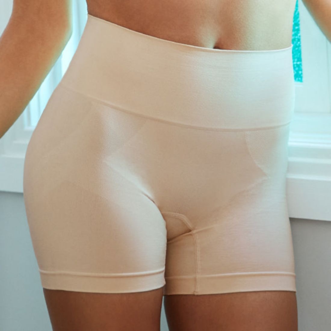 Firm Support Shaping Shorts Style Ta05 Taupe Target Australia