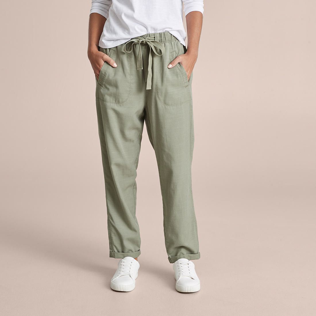 Casual Slub Pants | Target Australia