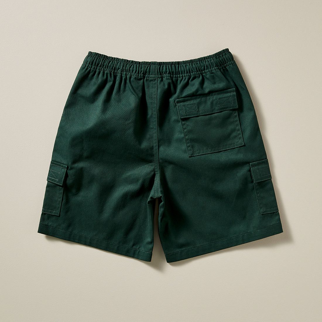 Cargo School Shorts - Bottle Green 