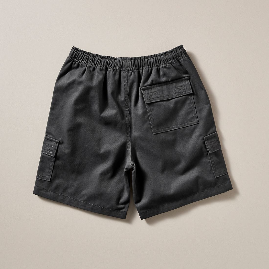 Grey cargo school shorts outlet