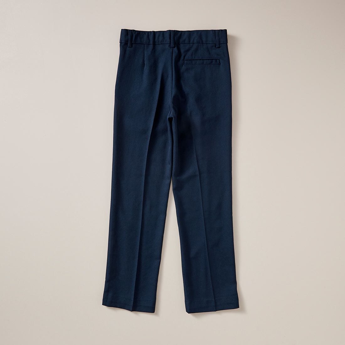 Structured Twill School Pants - Navy 