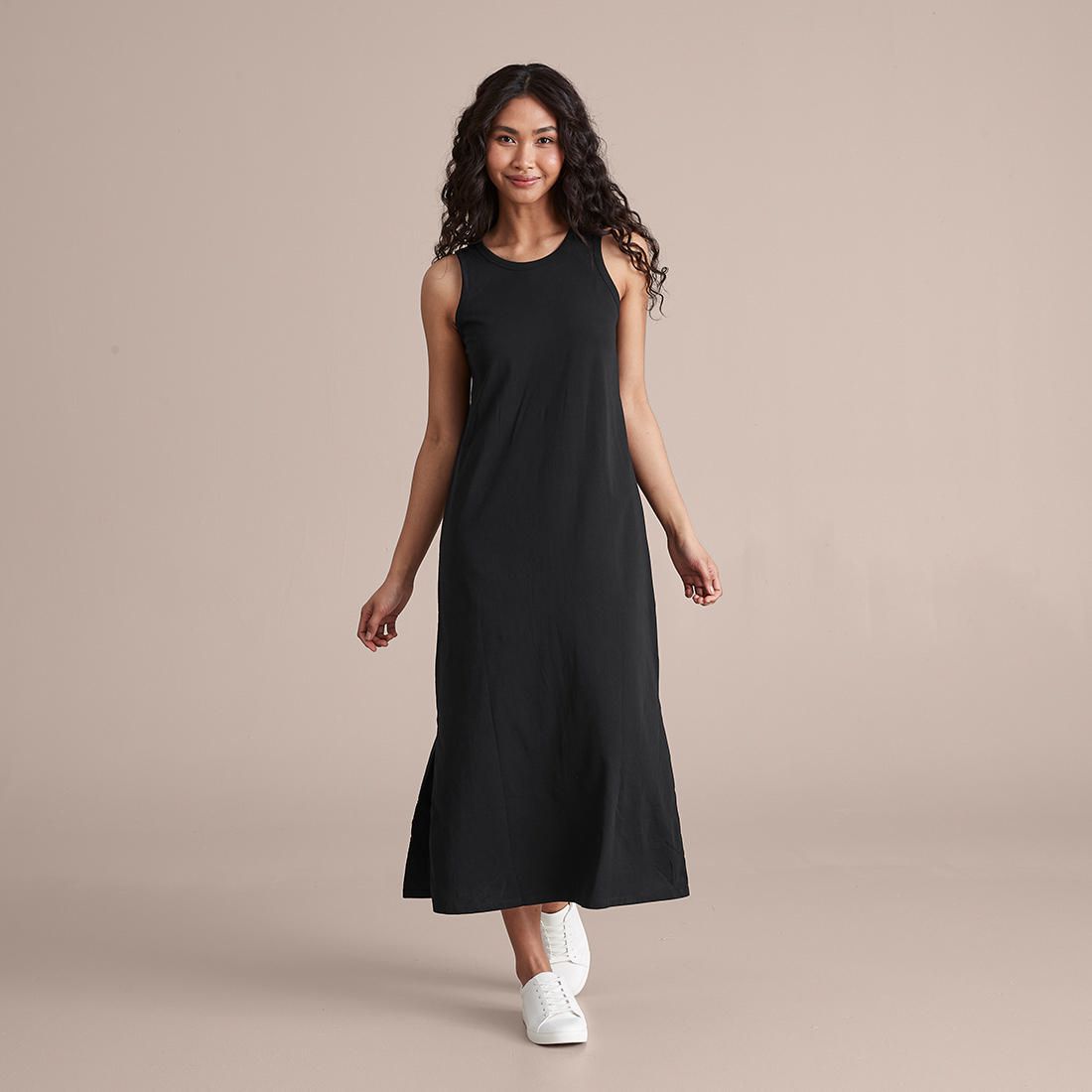 cotton maxi dress target