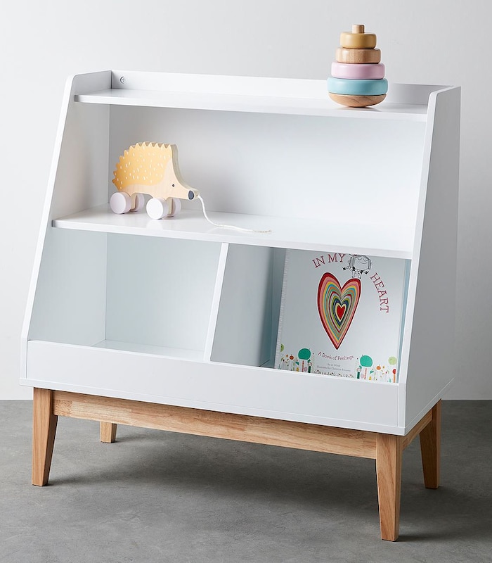 Spencer Kids Low Bookshelf White Target Australia