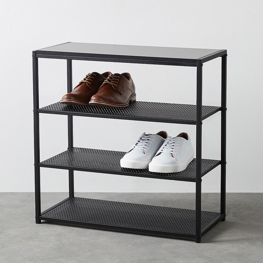 Four Tier Shoe Rack | Target Australia