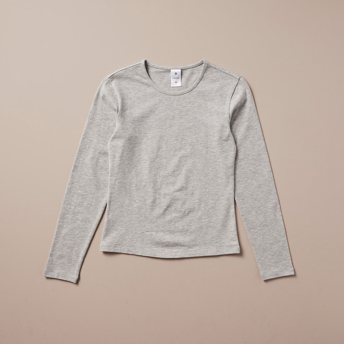 Long Sleeve Top - Light Grey W22 