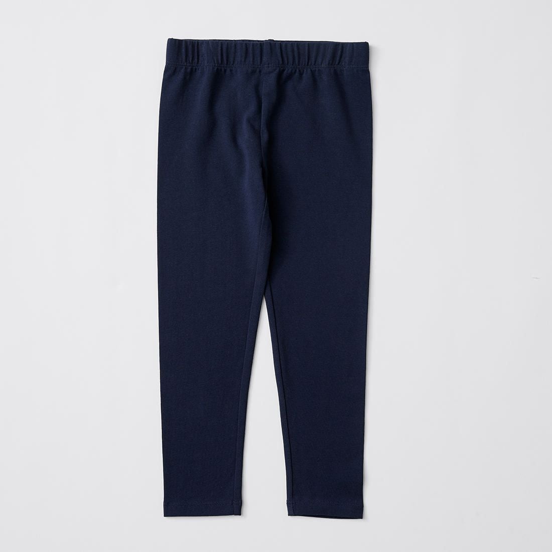 navy blue cotton leggings