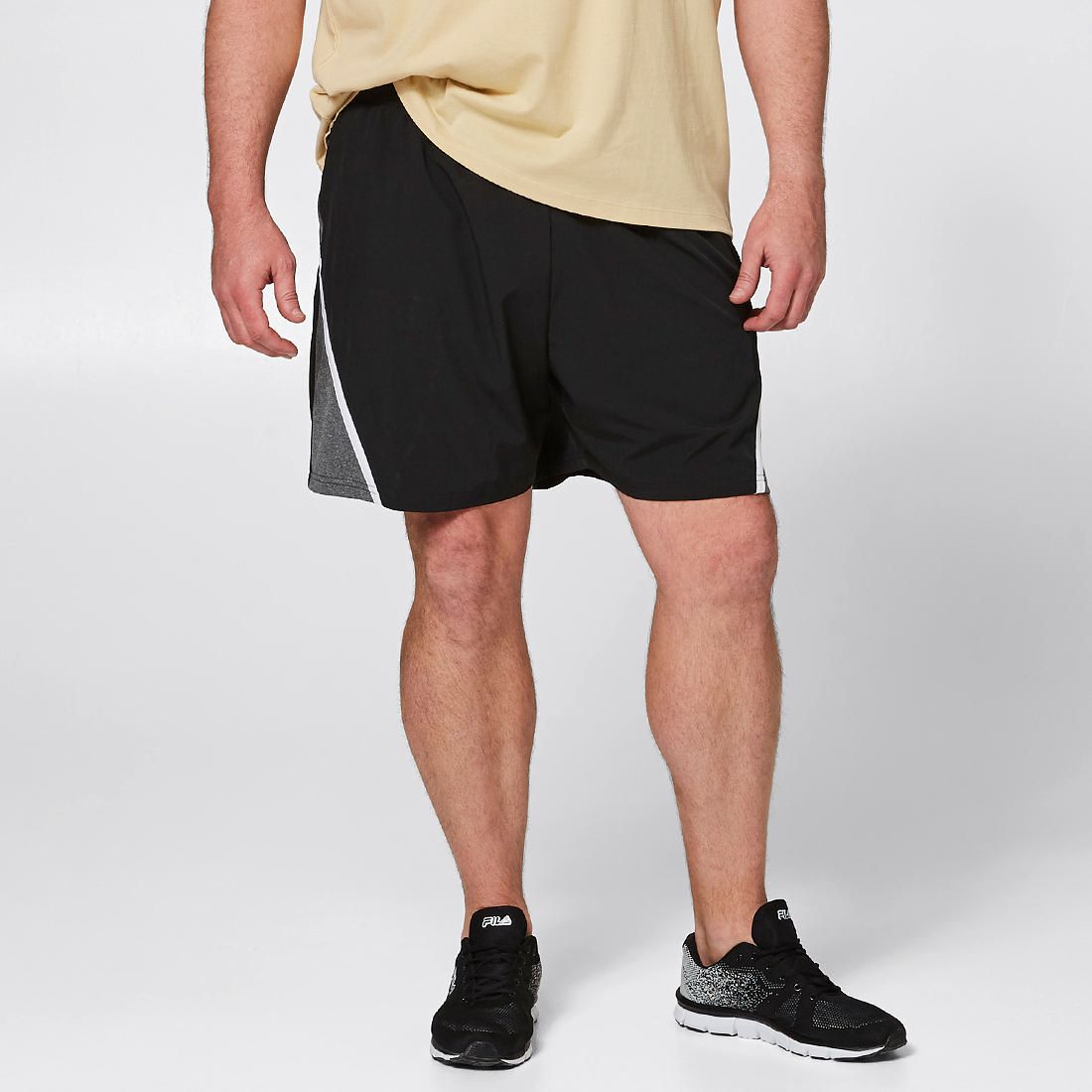 fila plus size shorts