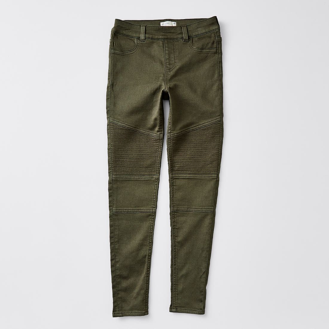 khaki jeggings for girls