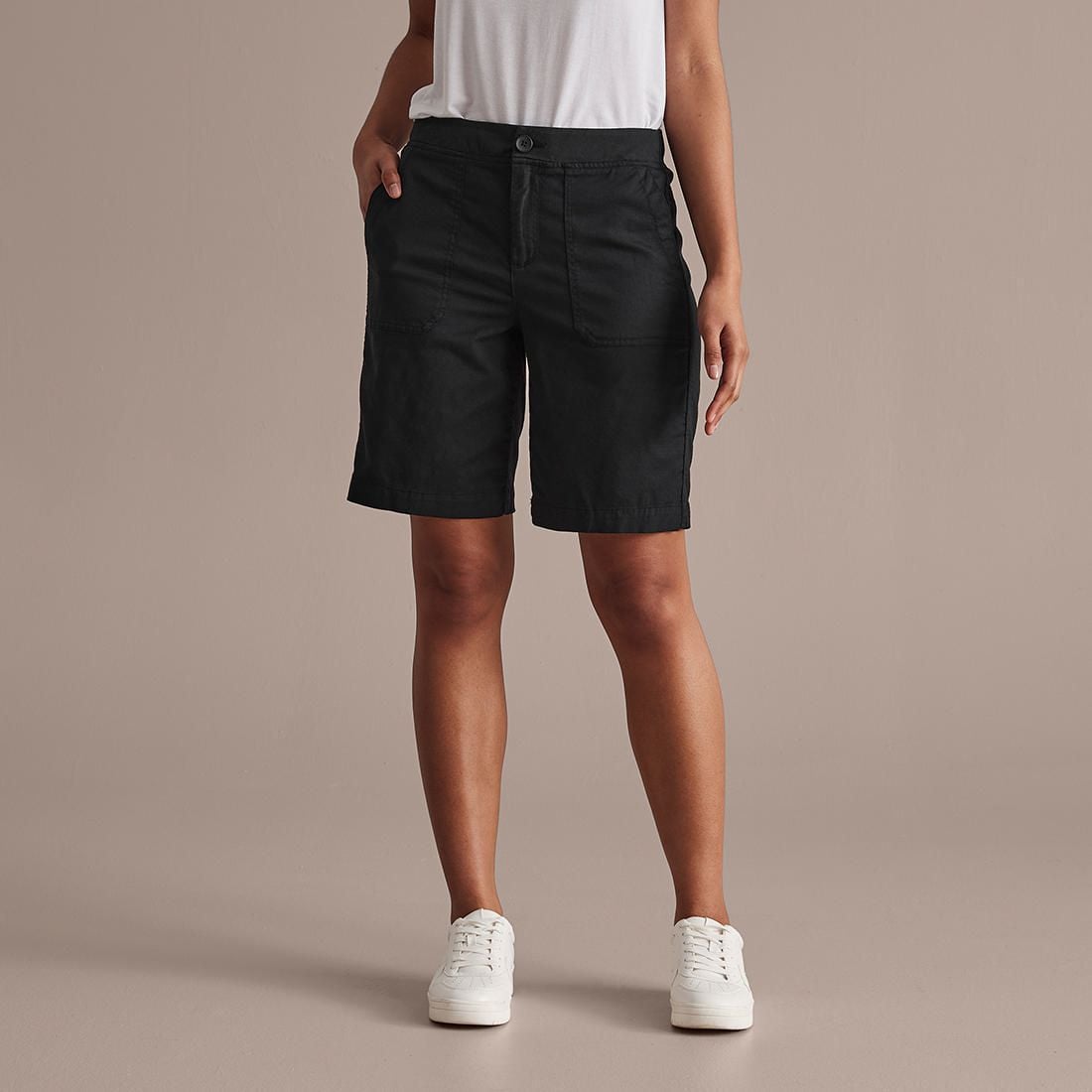 Rib Waist Shorts - Black | Target Australia