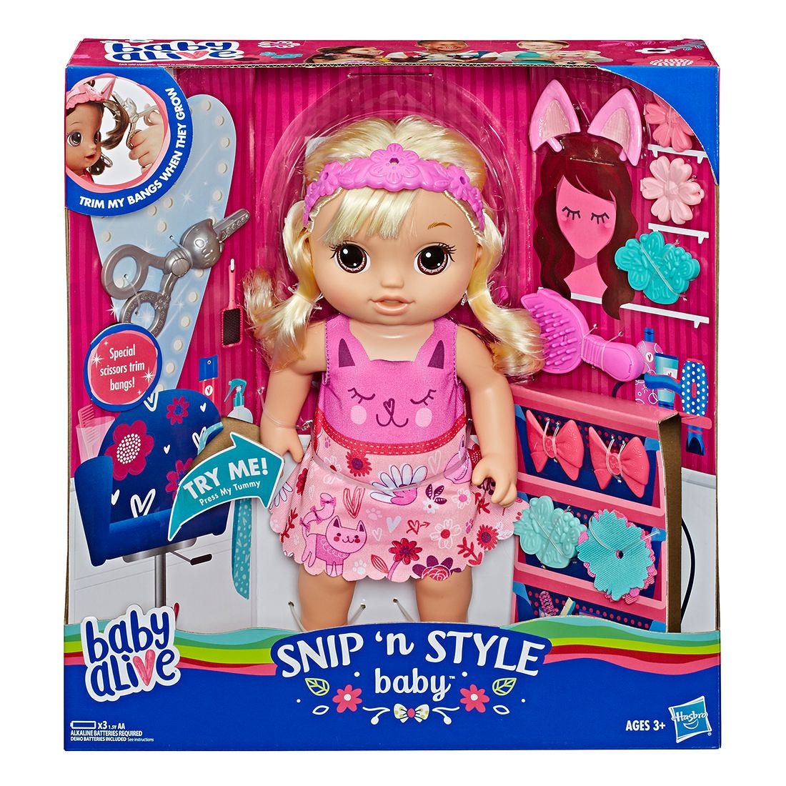 Baby Alive Snip N Style Doll