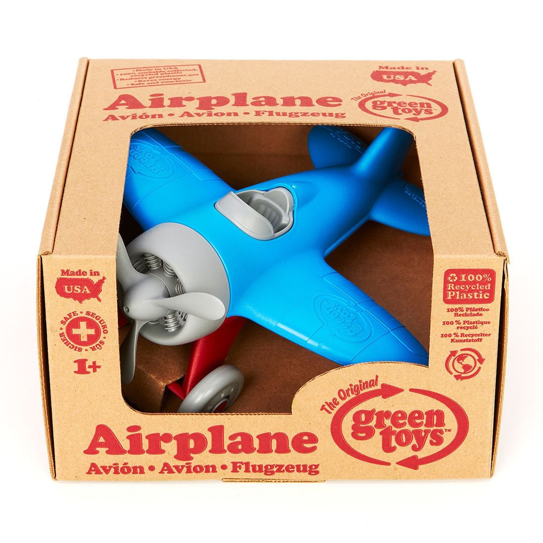 green toys aeroplane