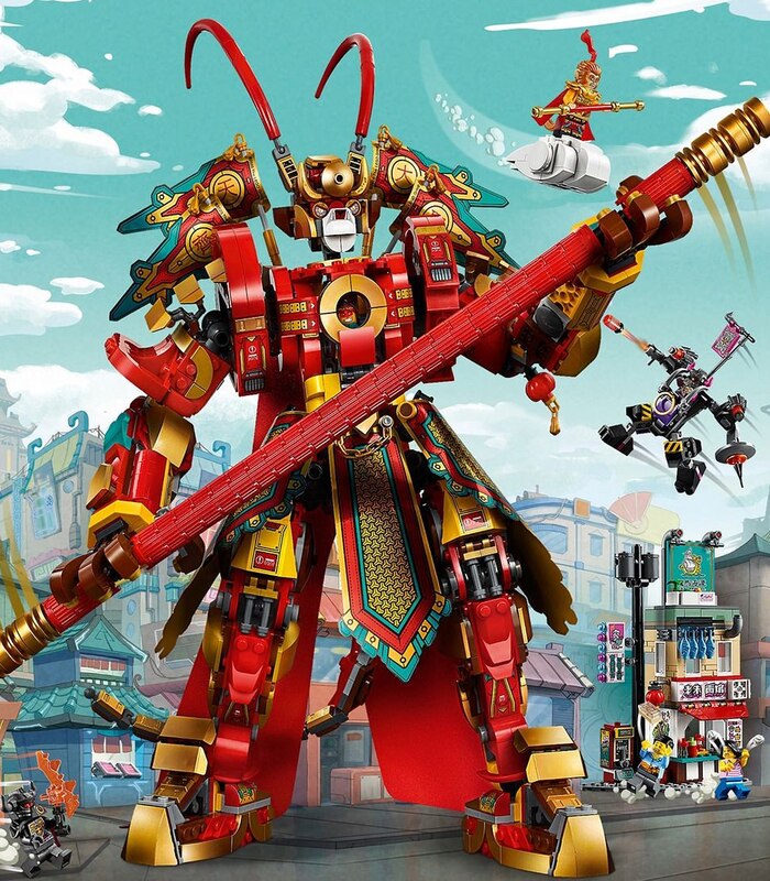 LEGO® Monkie Kid™ Monkey King Warrior Mech 80012 ...