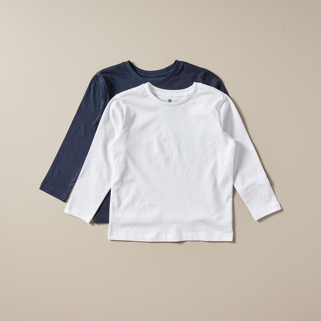 Organic Cotton 2 Pack Long Sleeve Tops 