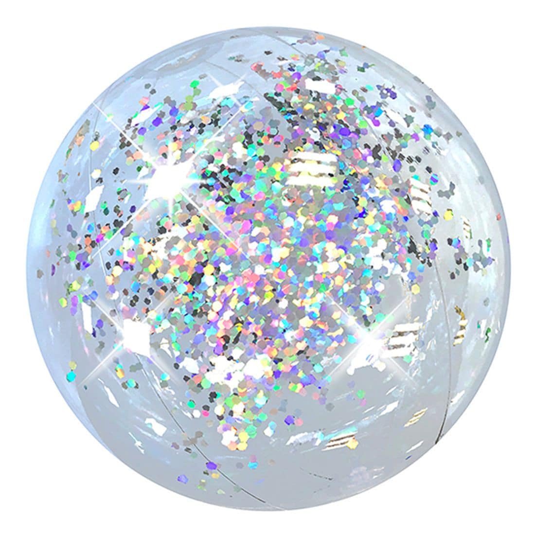 glitter beach ball