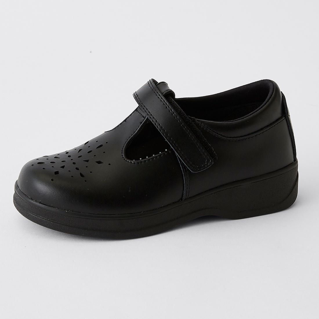 Eliza Junior T-Bar Leather School Shoes 