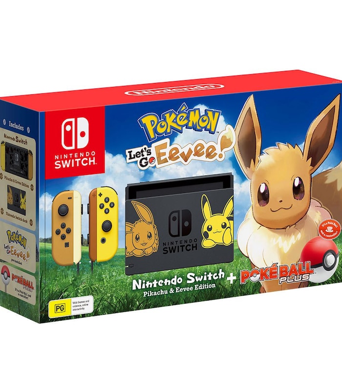 Pokemon Let S Go Eevee Edition Console Bundle Target Australia