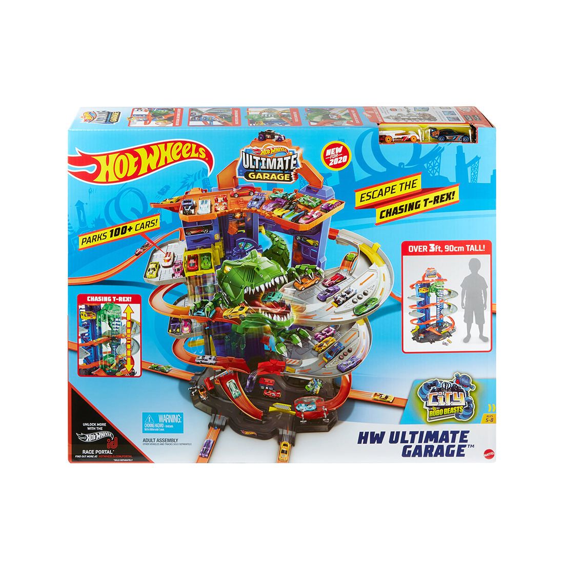 hot wheels garage t rex