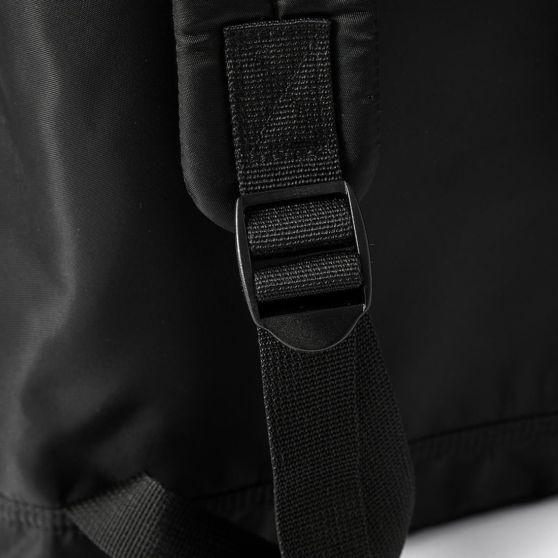 target black leather backpack