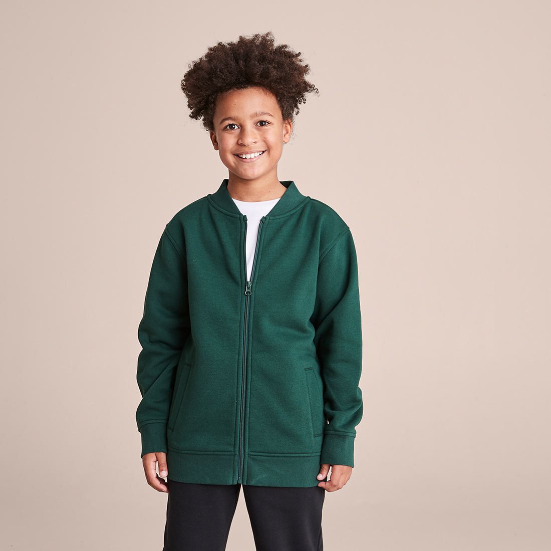 full zip bomber jacket