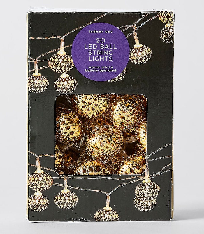 20 Led Ball String Lights Gold Target Australia 20 Led Ball String Lights Gold, Ball String Lights Kmart Au