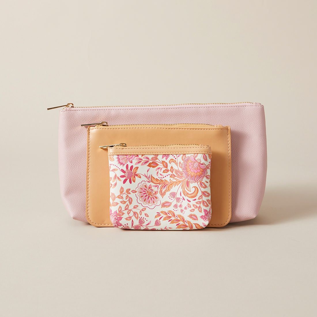 3 piece makeup bag