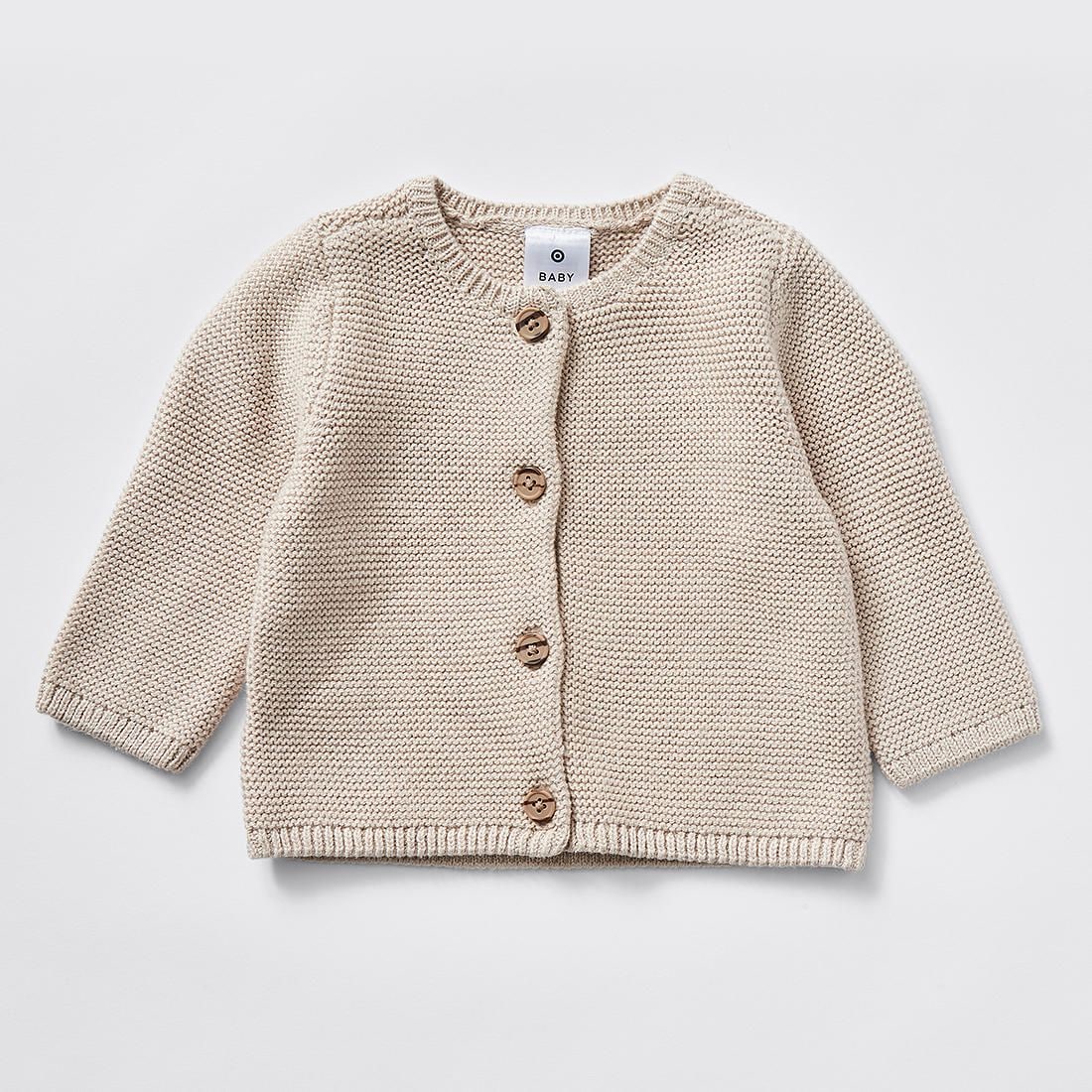 Baby Organic Cotton Knit Cardigan 