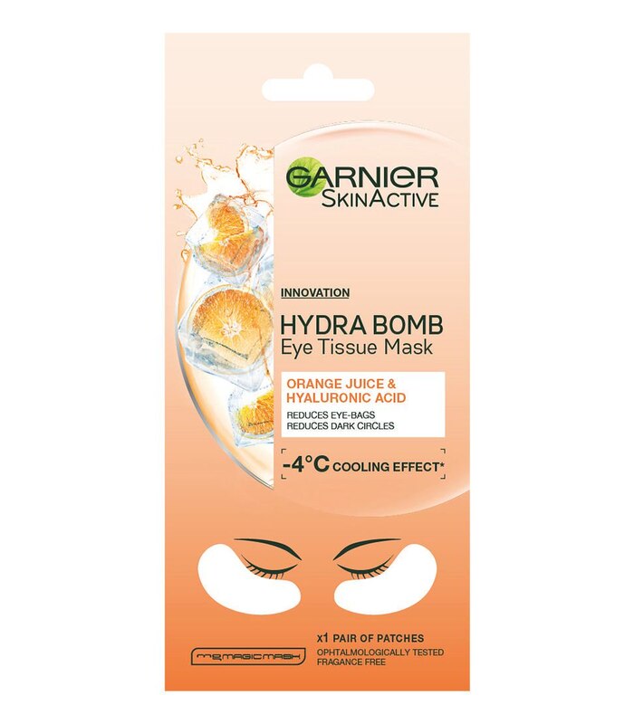 target.com.au | Garnier SkinActive Eye Tissue Mask Hyaluronic Acid and Orange Juice