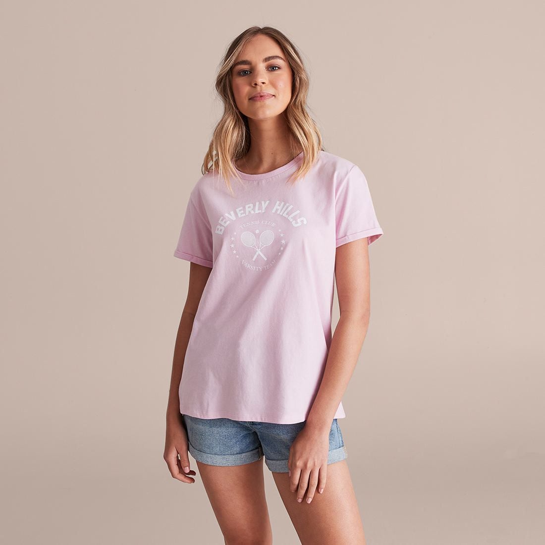 Lily Loves Printed Relaxed T-Shirt 