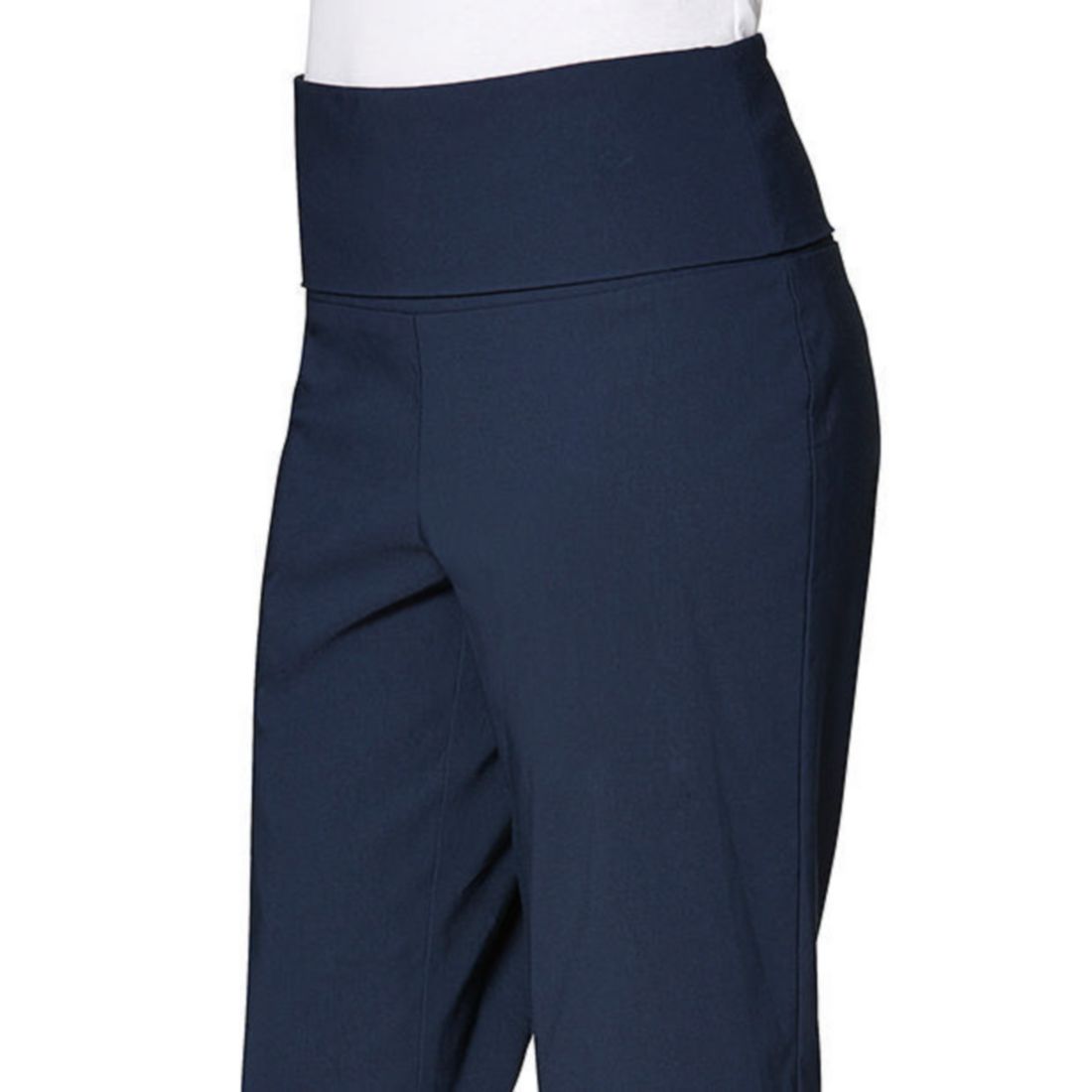 Bengaline Fold Over Waist Pants