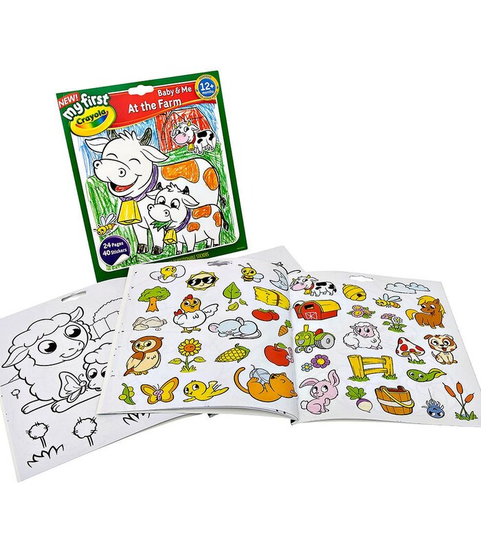 Crayola My First Colour And Sticker Book Target Australia