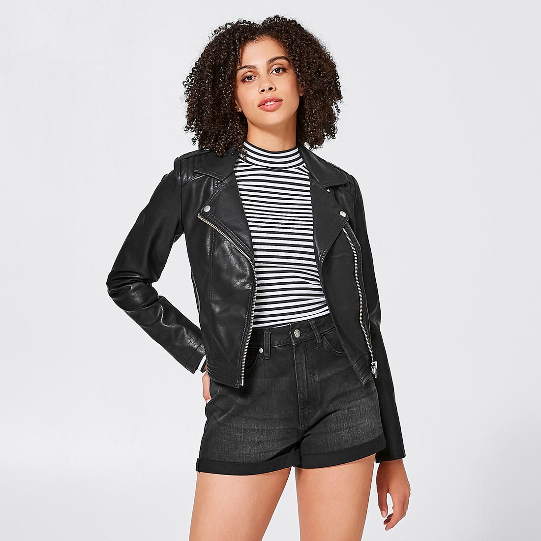 target womens leather jacket