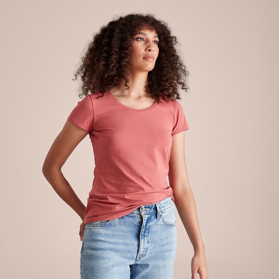 Organic Cotton Crew Neck T-Shirt 