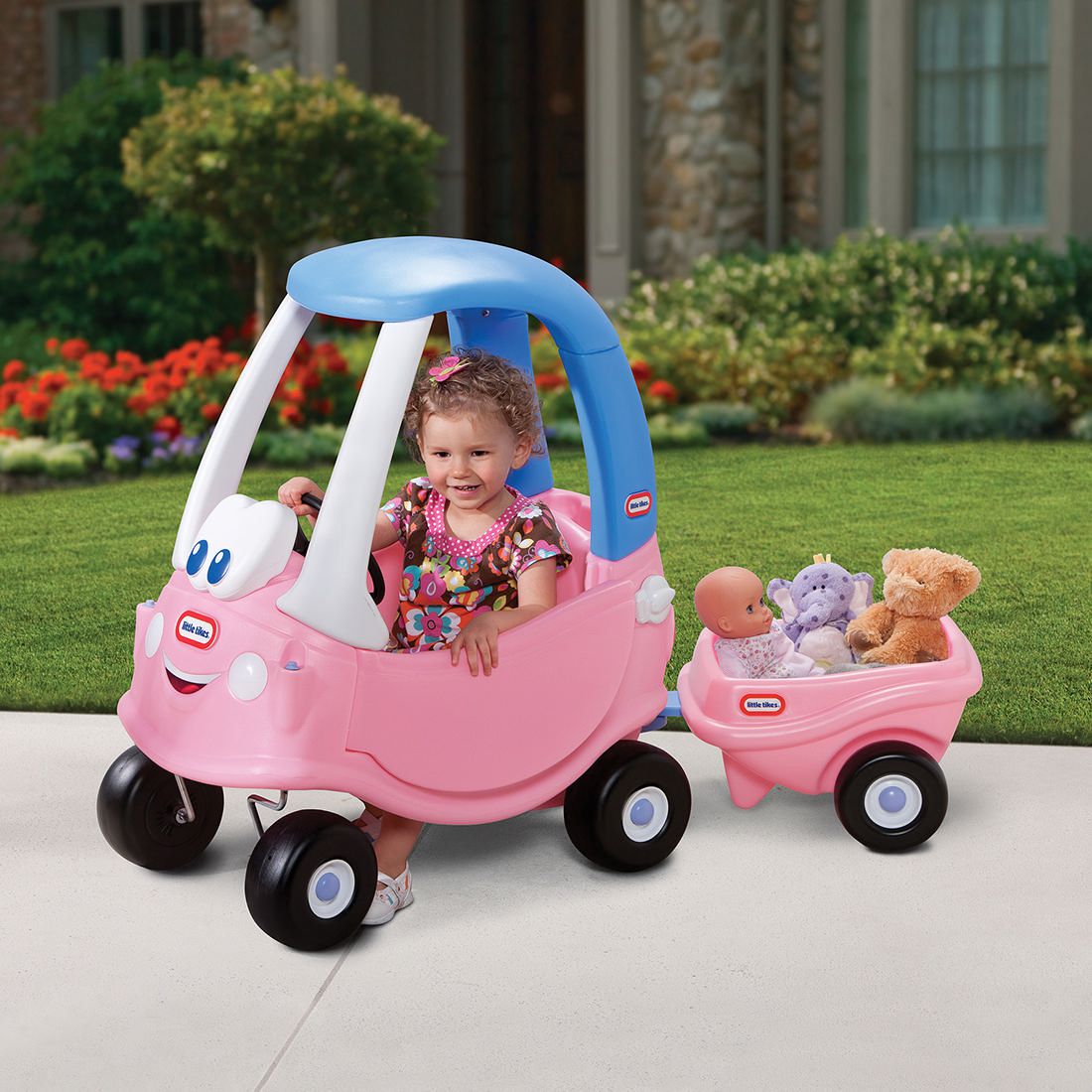 cozy coupe and trailer