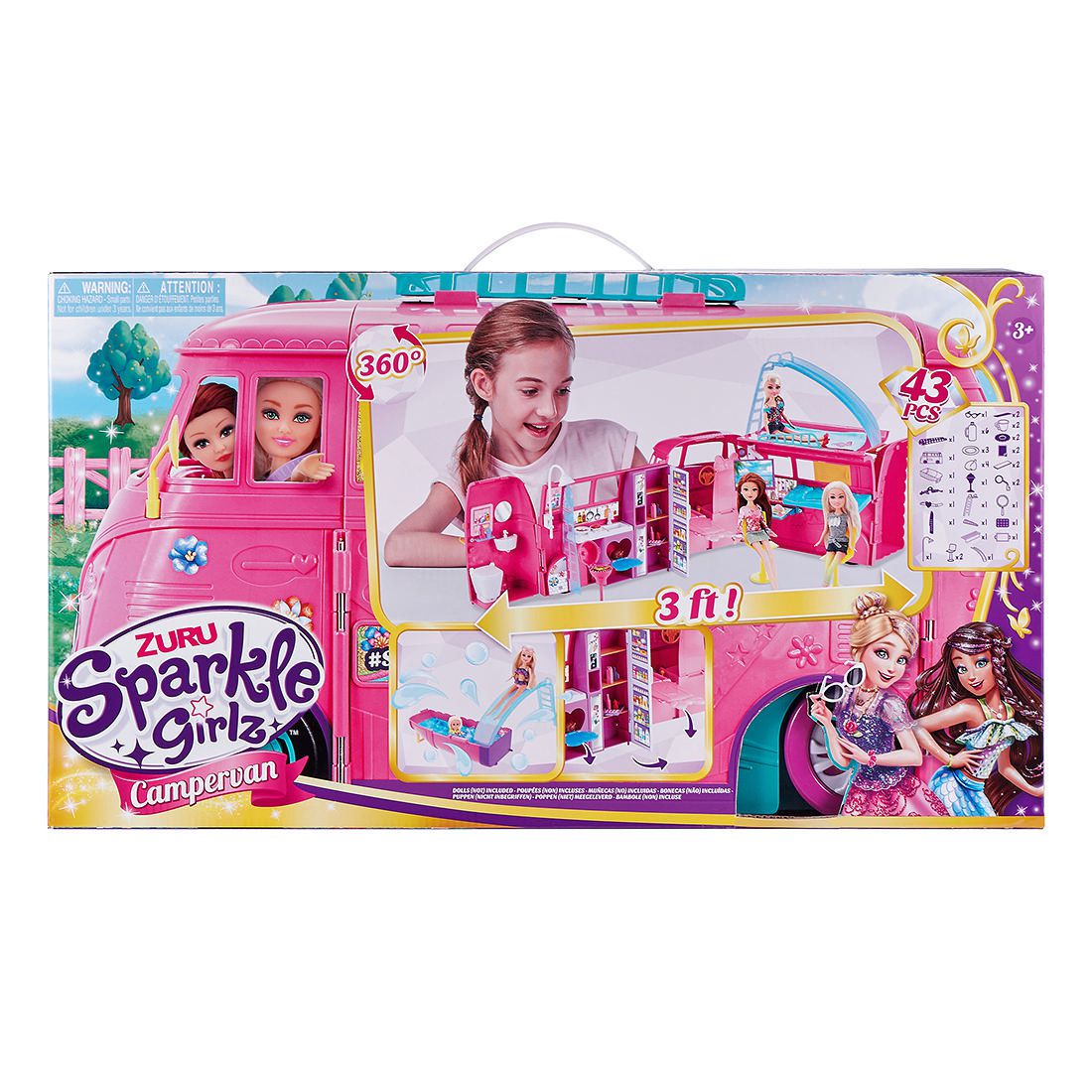 sparkle girlz sparkle camper