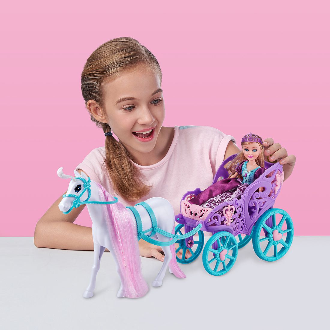 sparkle girlz horse and carriage