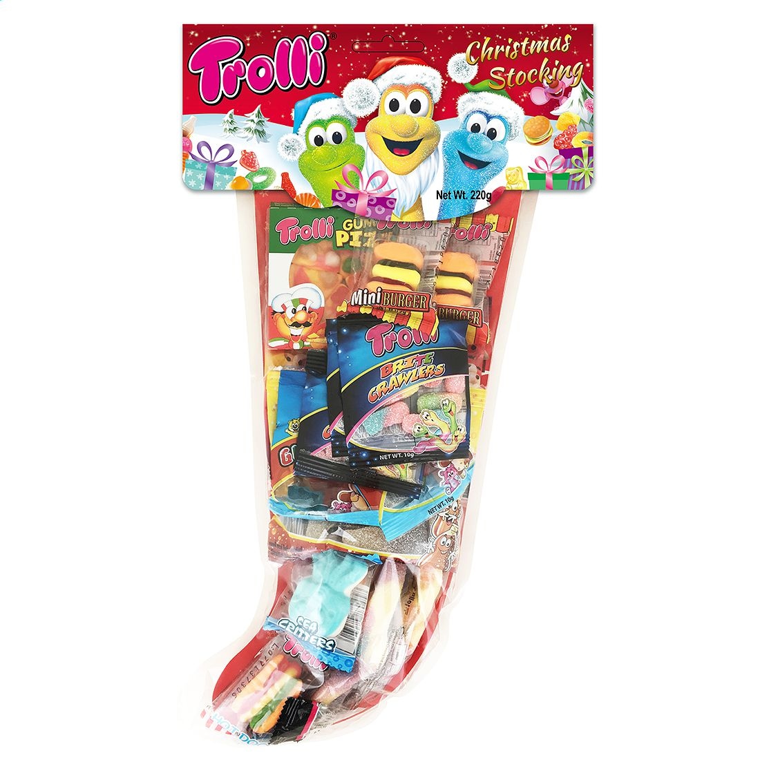 Trolli Christmas Stocking 220g Target Australia