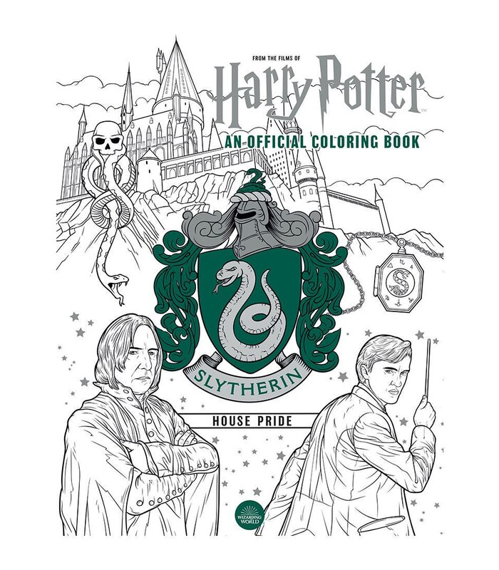 Harry Potter Slytherin House Pride The Official Colouring Book Insight Editions Target Australia
