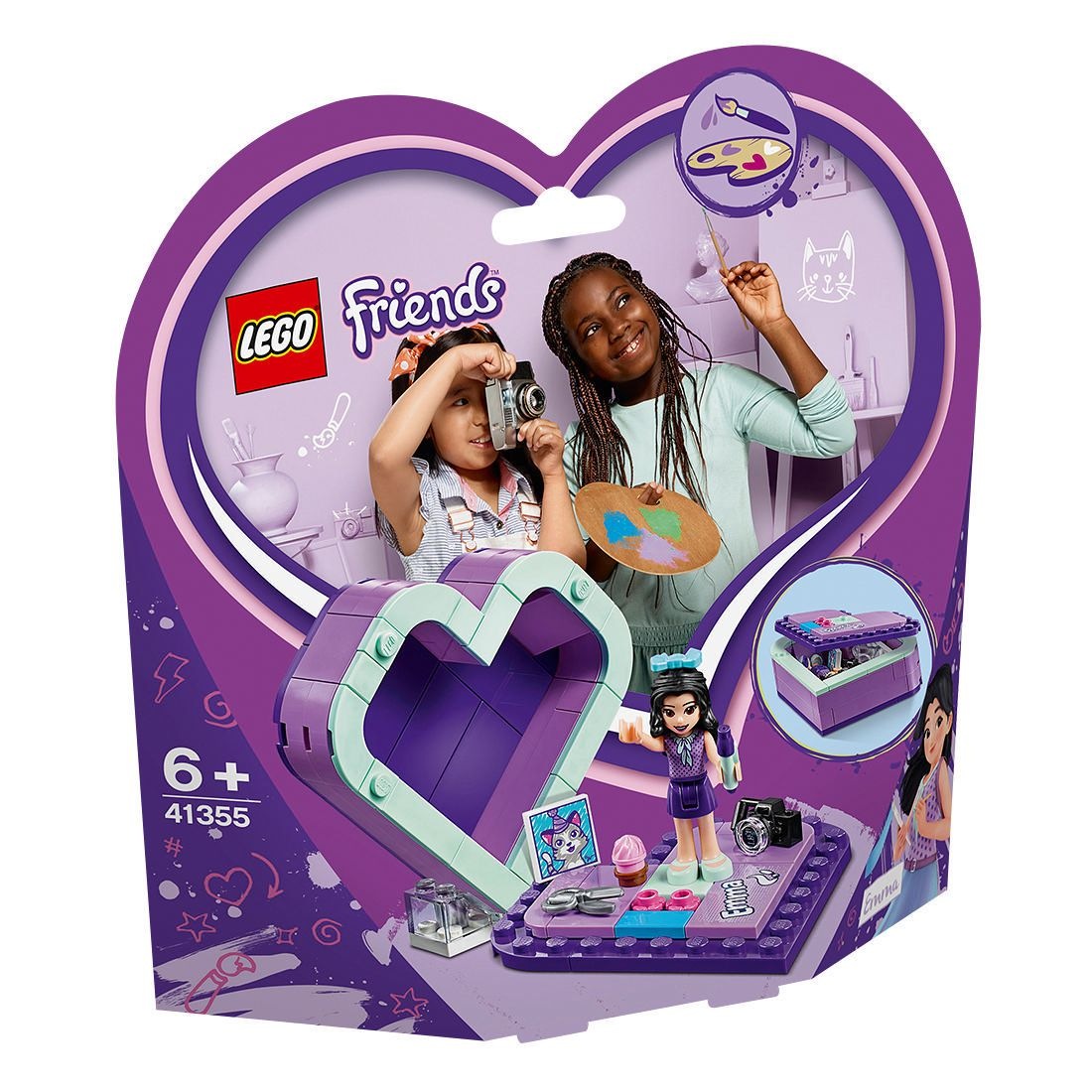 Legoreg Friends Emmas Heart Box 41355 Target Australia