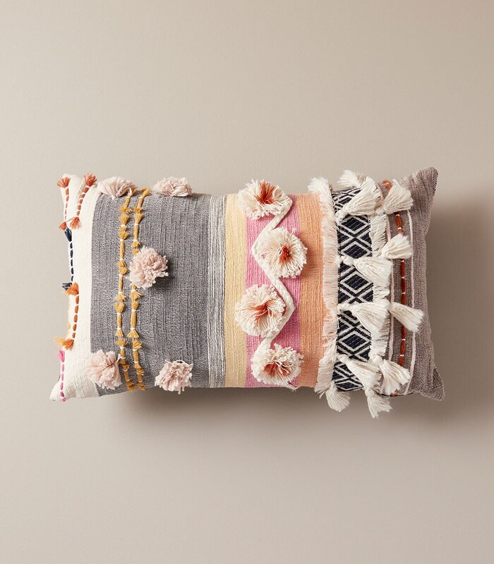 undefined | Ava Textured Rectangle Cushion