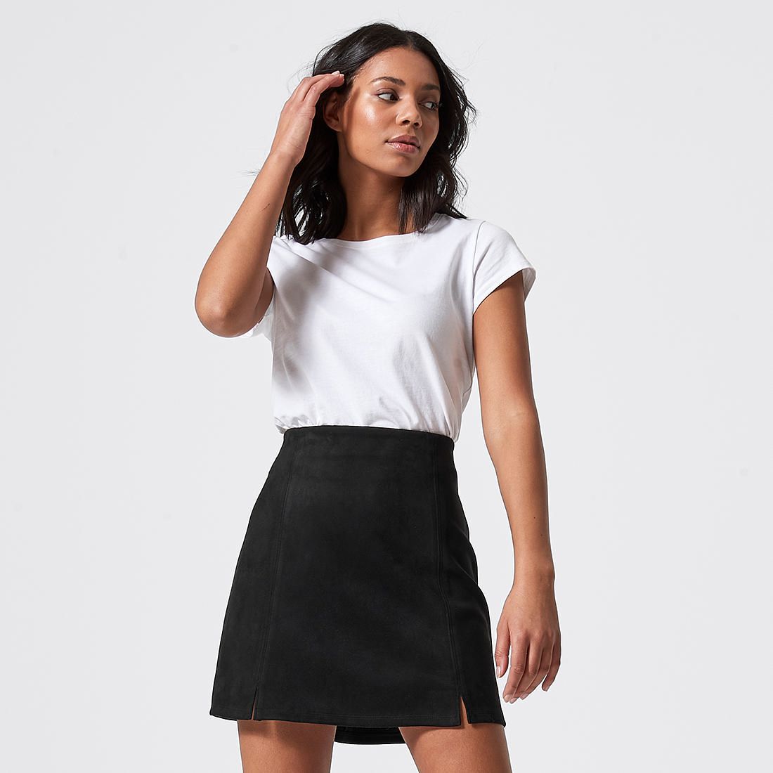 suede skirt target