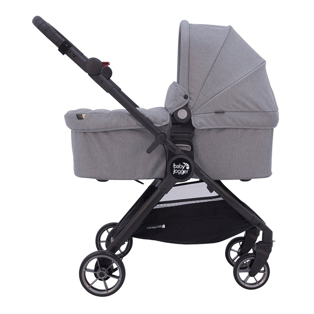 City Tour Lux Review Baby Jogger City Tour LUX Bassinet Slate