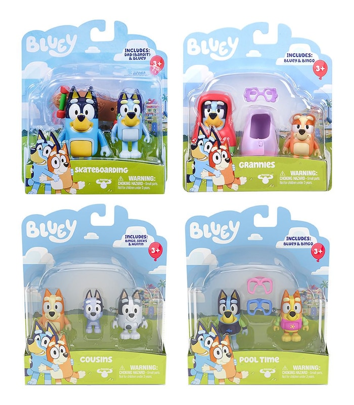 Bluey 2 Pack Figurines GRANNIES Playset NEW