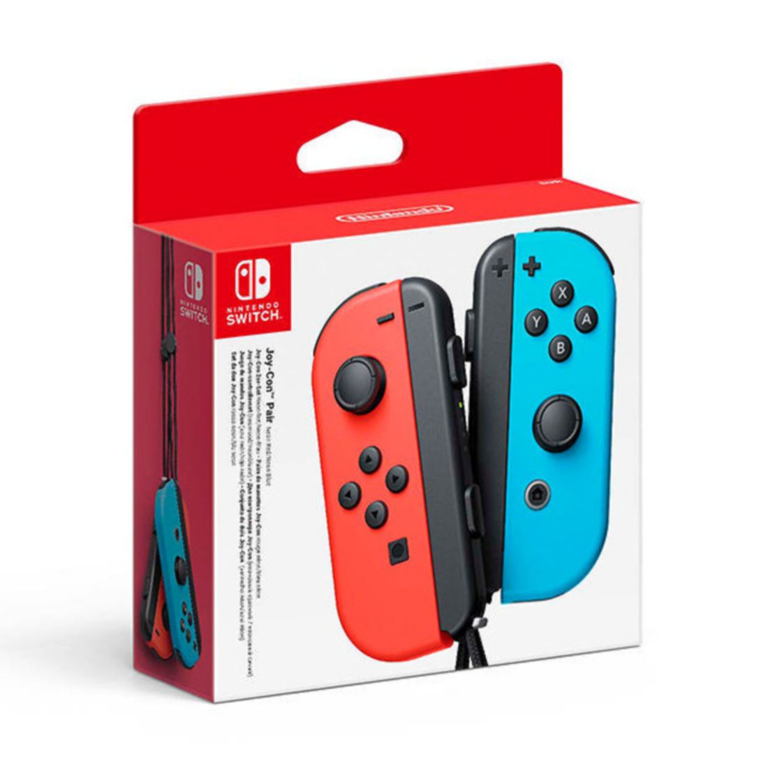 Nintendo Switch 2 Pack Joy-Con Controllers - Neon Red/Blue ...