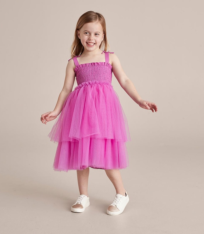 Bow Strap Tulle Dress | Target Australia